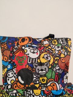 BAPE 卡通圖案手提袋64227740945282110