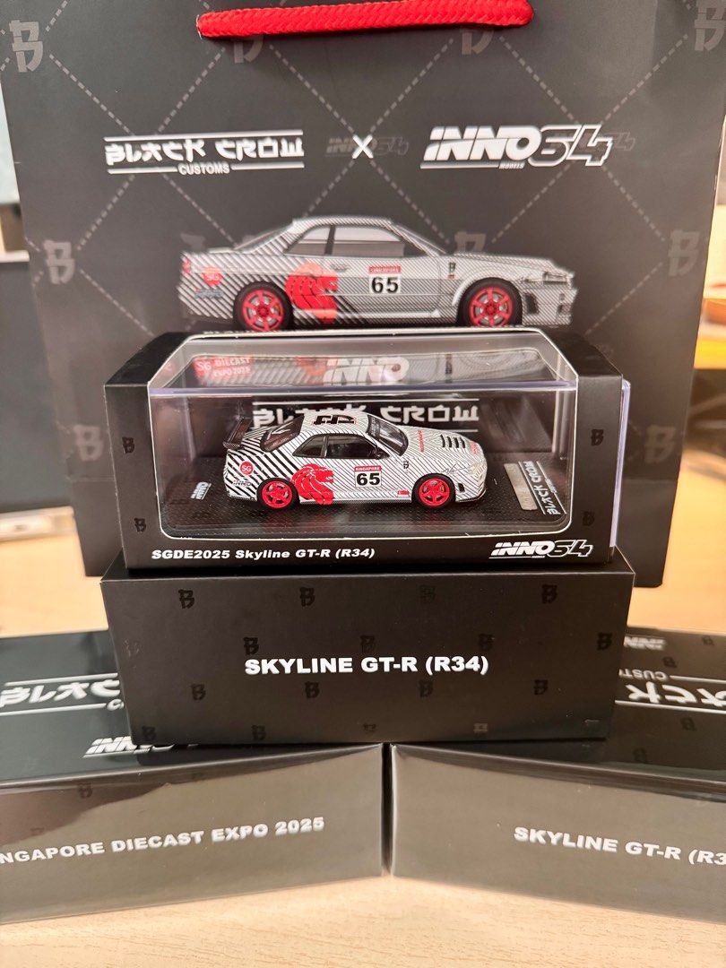 Black Crow x Inno64 Singapore Diecast Expo 2025, Hobbies & Toys