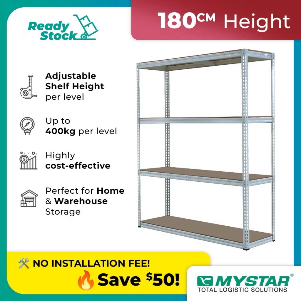 Original MYSTAR Boltless Rack for Bomb Shelter and Storeroom ...