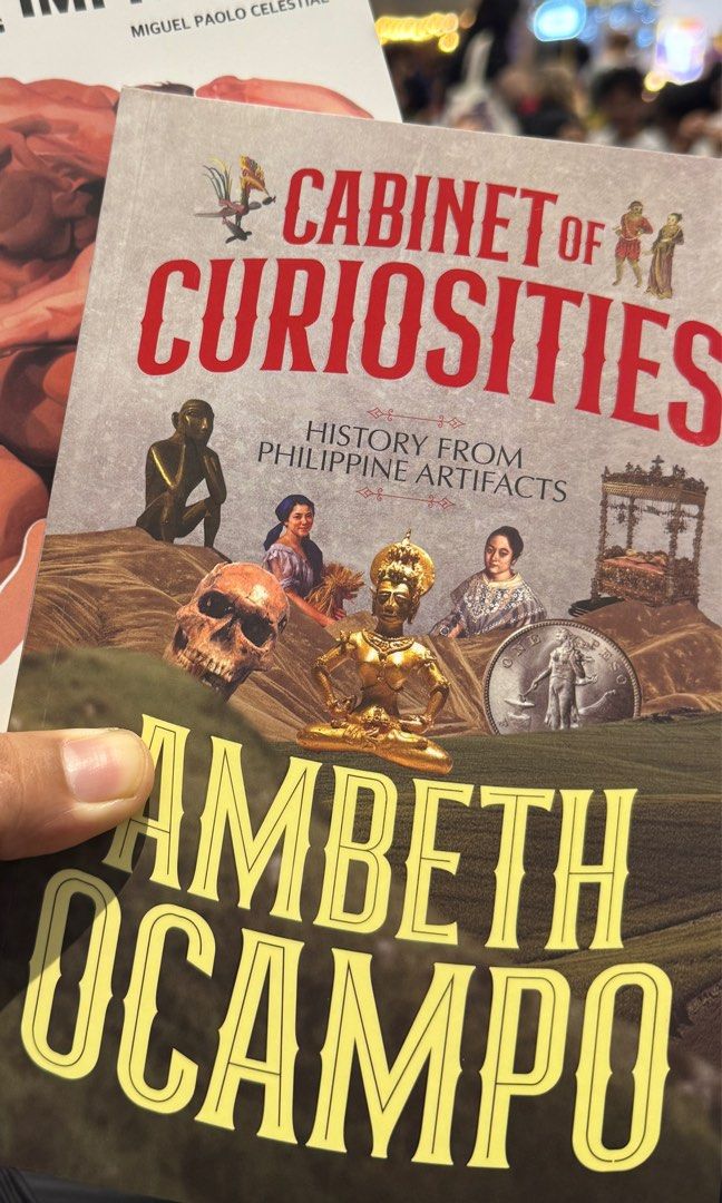 Cabinet of Curiosities (Category: Storybooks) located in Mandaluyong City. Submitted by ericbanes (Listing ID 1393547379, Image 1). Description: Brandnew Ambeth Ocampo’s book Cabinet of Curiosities. Signed by author.