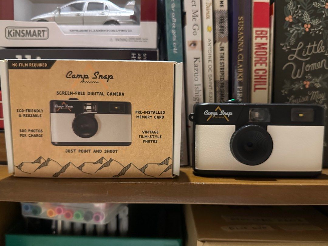 Camp Snap - Screen Free Digital Camera (Category: Cameras) located in Quezon City. Submitted by penguinco (Listing ID 1393560519, Image 3). Description: Camp Snap - Screen Free Retro Camera 📸 ✨ pristine condition - like new, never dropped -> version 103B (allows you to configure, share and create your own image filter effects) ⚪️ in arctic white color 🤳 point and shoot, with built-in flash, screen-free to stay in the moment 💸 cost-effective al