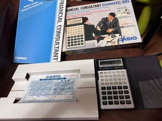 Casio FC-100V Financial Consultant Calculator 金融計算機 M639947 大學/會計/商科/財務專用64195856465793110