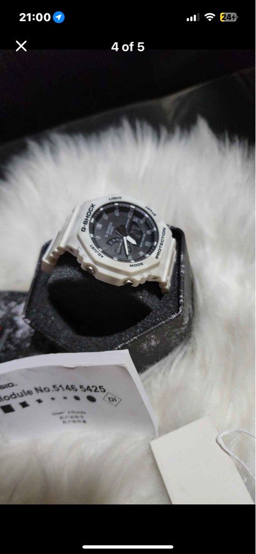 Casio G-Shock White Watch Module 5146, Men's Fashion, Watches