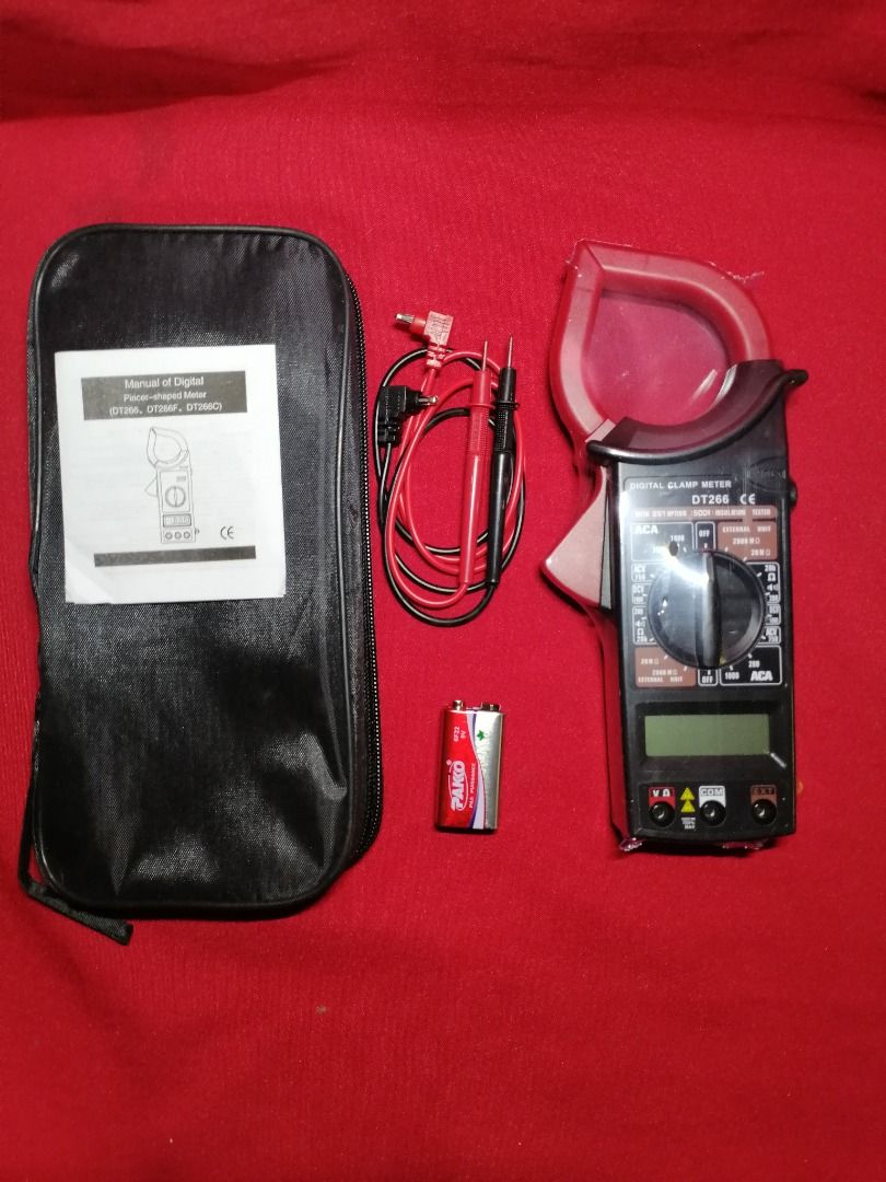 Clamp multi meter tester (Category: Construction Tools & Equipment) located in Quezon City. Submitted by newwhale.f1c027 (Listing ID 1393439948, Image 1). Description: P500 clamp voltage multi meter tester Brandnew pick up Lagro fairview Q.C. or via delivery lalamove rider po. Delivery fee sagot po ni buyer.. Pwed din kayo ang mag book ng rider..fb page BSAonlinestore .