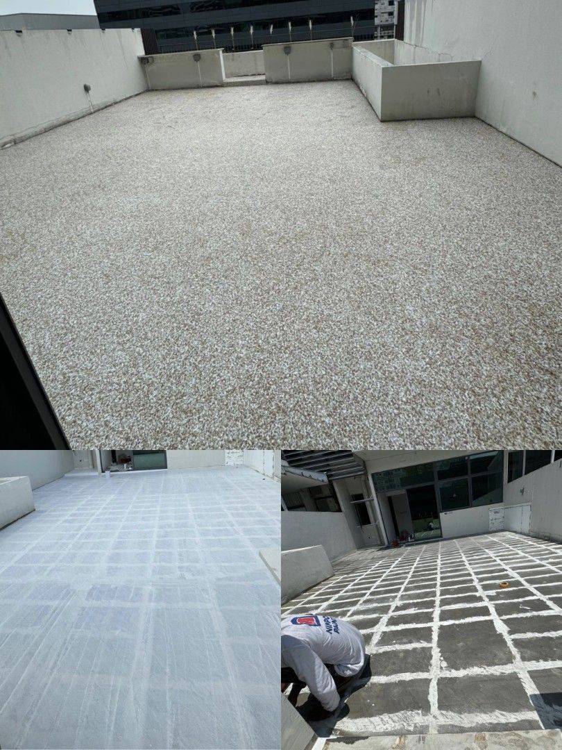 Flakes epoxy,anti slip , waterproofing, overlay, re-grouting,toilet ...
