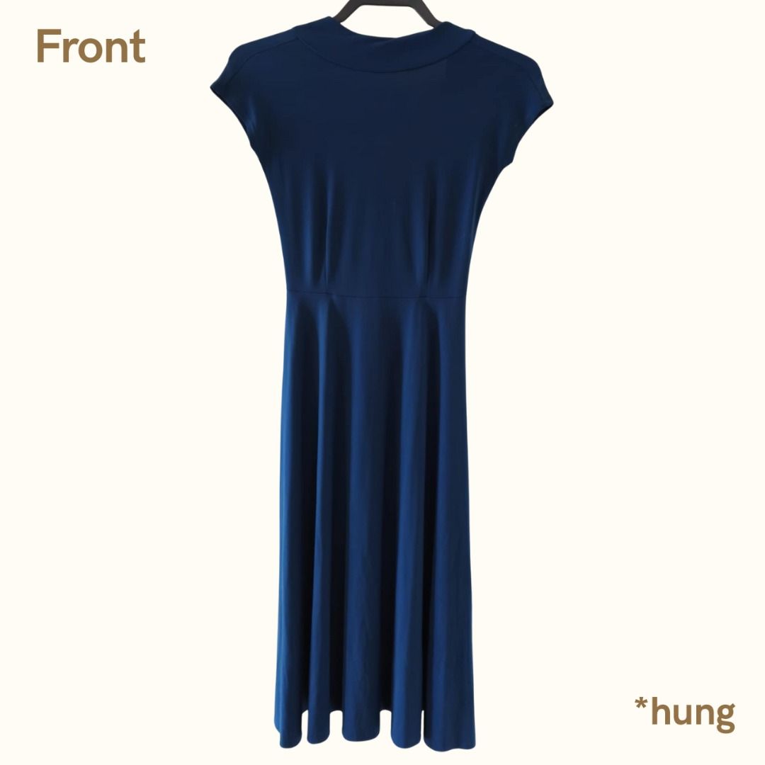 Forme Navy Blue Midi Dress (Size XS) (Category: Dresses) located in Cebu City. Submitted by declutterwithciara (Listing ID 1393528613, Image 2). Description: Excellent condition. Used twice only. Perfect for formal/semi-formal events or special occasions like birthdays, proms, inductions, etc. Price is negotiable, but no to lowballing, please. Thank you! Fit: Perfect for extra-small to small frames. Model reference: height: 5'5", waist: 26"-27", 
