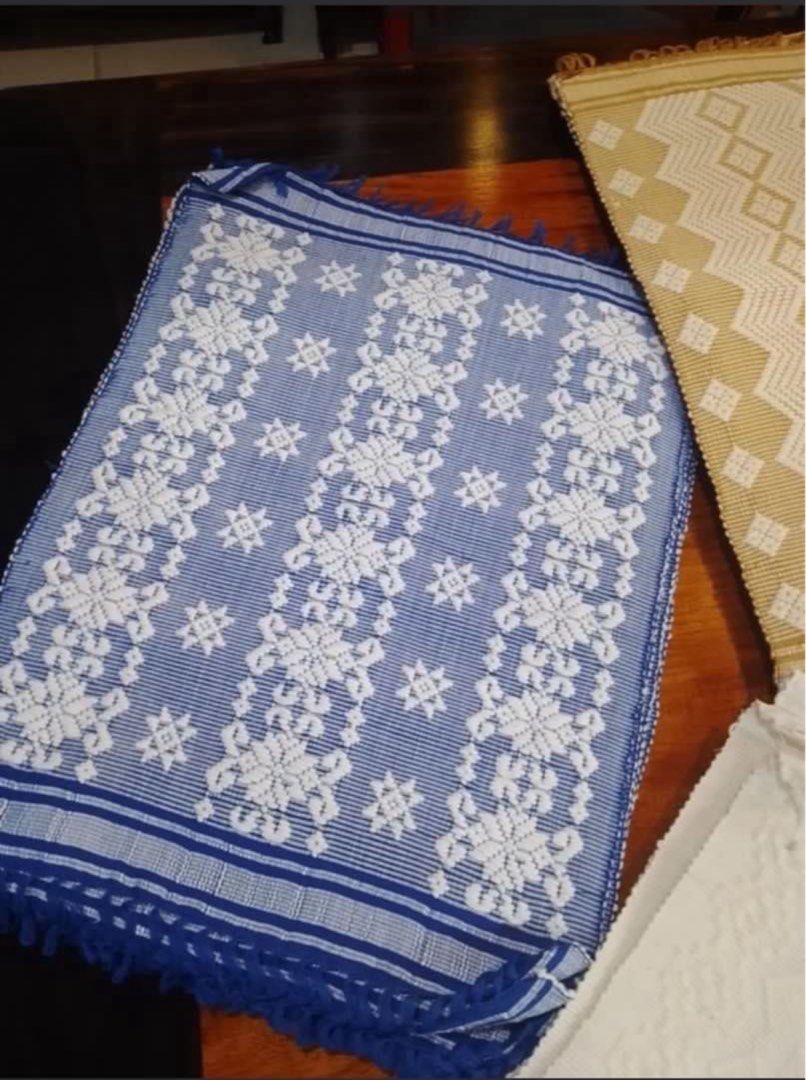 Handwoven Pinilian Abel Placemats (Category: Table Linen & Textiles) located in Quezon City. Submitted by ViganCasaAbelIloco (Listing ID 1393463777, Image 3). Description: Limited PINILIAN HANDWOVEN ABEL PLACEMATS •6 pcs • intricate designs carefully handwoven •Size: 14x18 inches Pick up at CASAS ANTIGUAS DE VIGAN, 3rd Floor Home Market, MARKET Market Mall, Taguig City >Design of your choice is subject to availability. >Shipping via Grab or Lalam