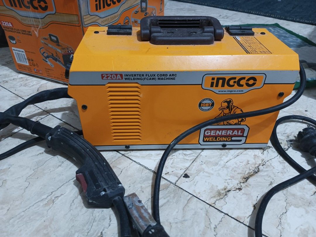Ingco Flux Cored Welding Machine (Category: Construction Tools & Equipment) located in Quezon City. Submitted by jn2497 (Listing ID 1393521973, Image 3). Description: Ingco Flux Cored Welding Machine FOR RENT MIG WELDING MACHINE Gasless flux core MIG Flux-Cored Wire not included Requirements: - Valid ID/Government issued ID - Refundable 2,500 security deposit Rate: 400/day (if 1-2 days) 350/day (if 3 days or more) Location: Blumentritt, Manila or