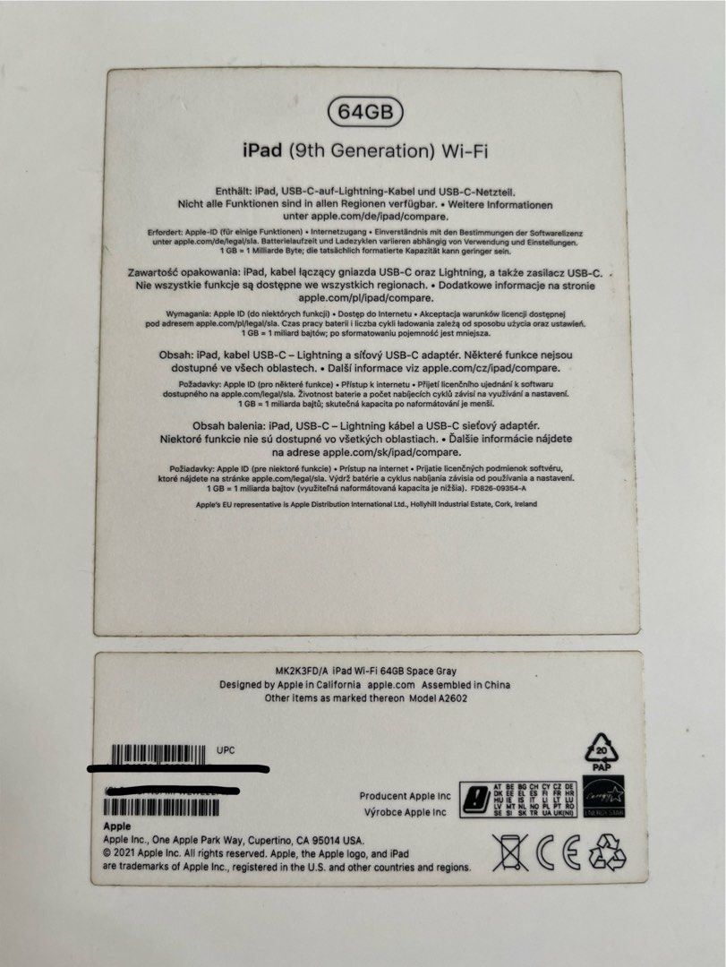 Ipad 9th Gen (FREE APPLE STICKER & ORIGINAL CORD) (Category: iPad) located in General Trias. Submitted by declutterwithdap (Listing ID 1393518481, Image 2). Description: Selling the ipad of my Gf (FREE Original cord and apple sticker!) Meetups vito cruz lasalle shipping sagot ni buyer .