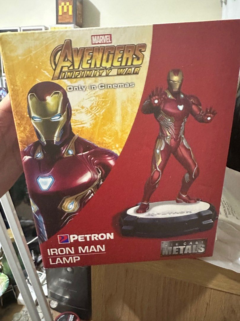 Iron man lamp [Avengers Infinity War Petron] (Category: Western Merchandise) located in Manila. Submitted by omenagi (Listing ID 1393586765, Image 1). Description: .