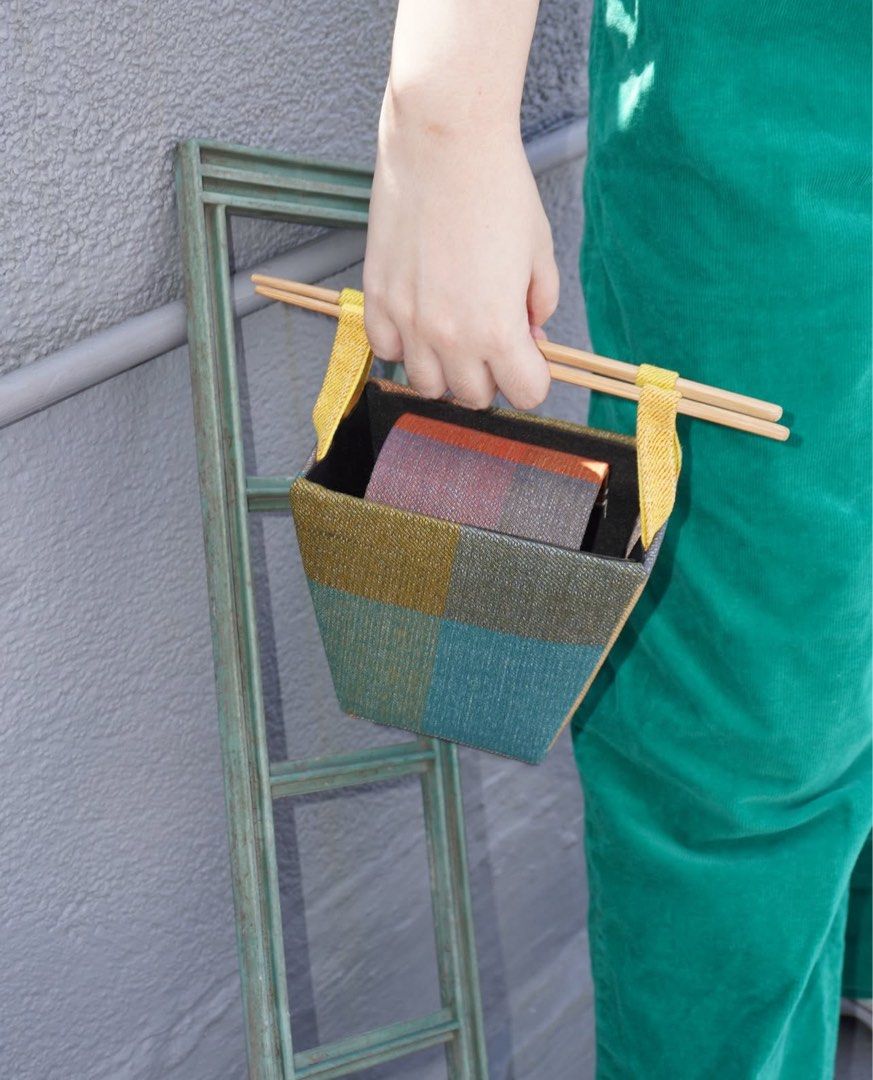 LOOKING FOR: PLAY NICE MULTITONE CHECKERED TARTAN TAKE OUT BAG (Category: Purses & Pouches) located in Quezon City. Submitted by dayree (Listing ID 1393494449, Image 1). Description: im looking for this specific fabric of the take out bag from playnice!! please dm if u are selling tags: halohalo jos mundo munimuni .