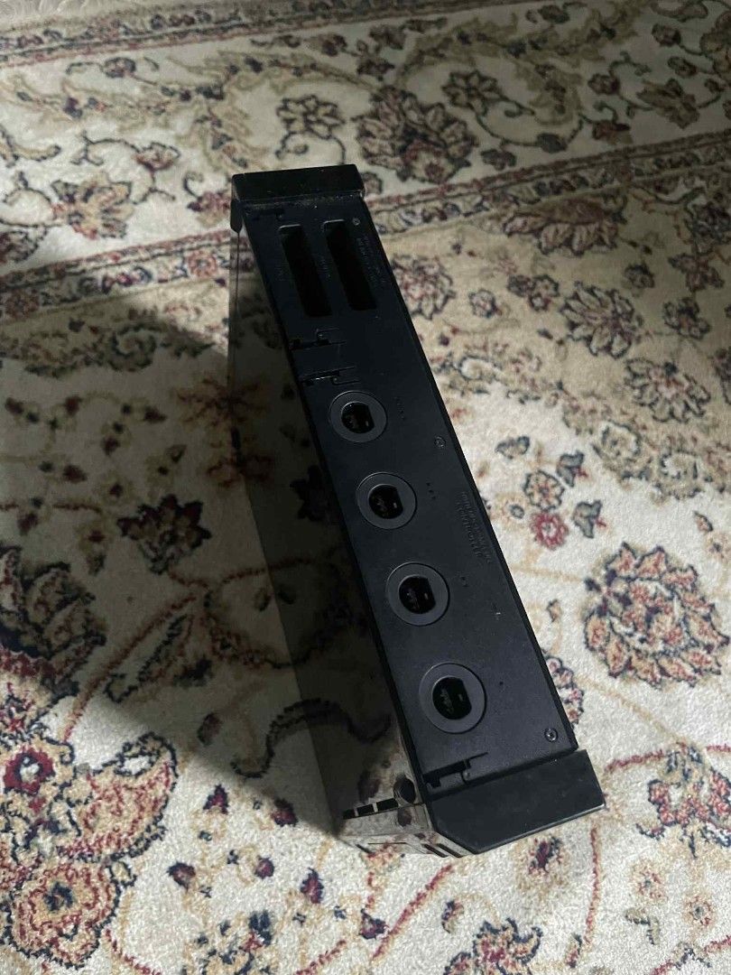 Nintendo Wii Console (Category: Nintendo) located in General Trias. Submitted by ilovenumetal (Listing ID 1393541334, Image 3). Description: - Black Nintendo Wii console - Model: RVL-001 (JPN) - no cable - Minor scratches on the surface -untested, unit only.