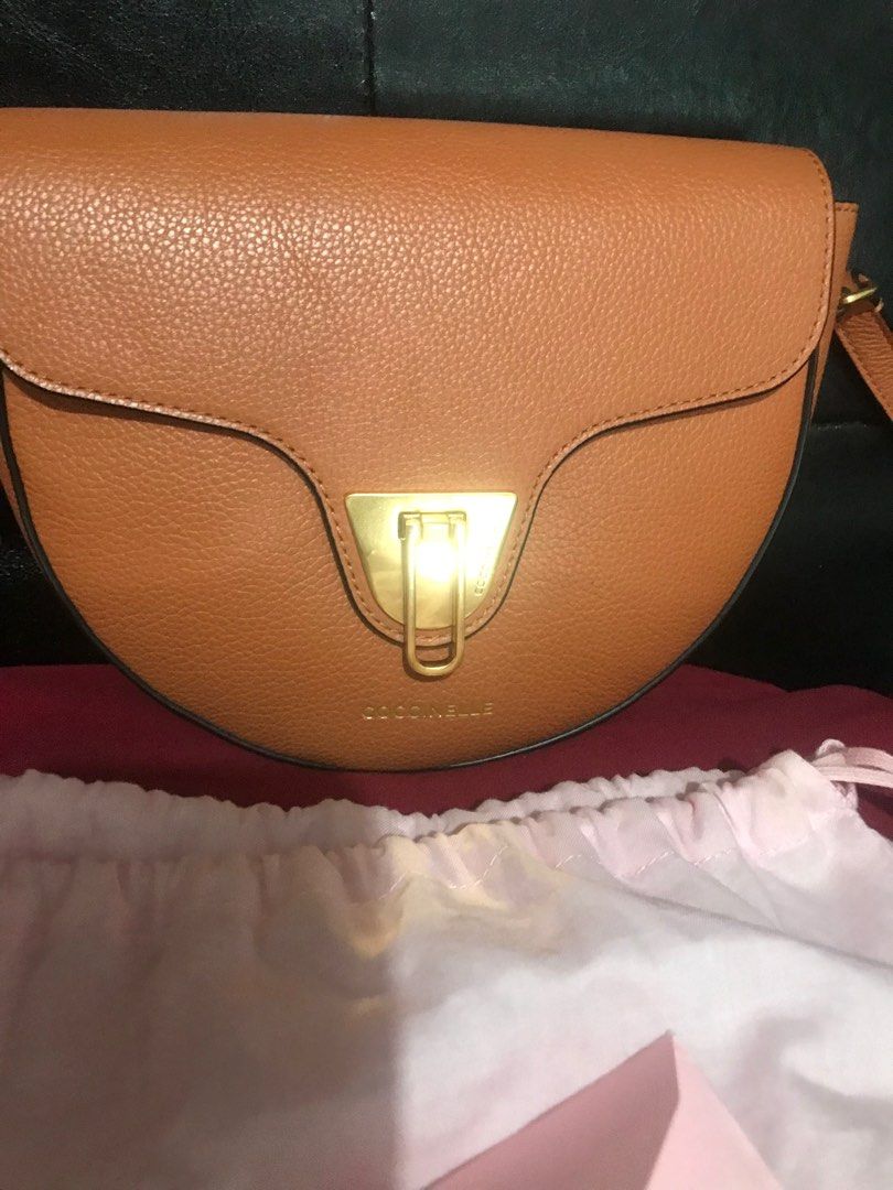 Original Cocinelle Leather Shoulder Bag (Category: Shoulder Bags) located in Cavite. Submitted by ladyrain21 (Listing ID 1393466327, Image 2). Description: Original bought in Europe Small size but spacious inside With tag, dustbag and card Almost new Real calf leather .