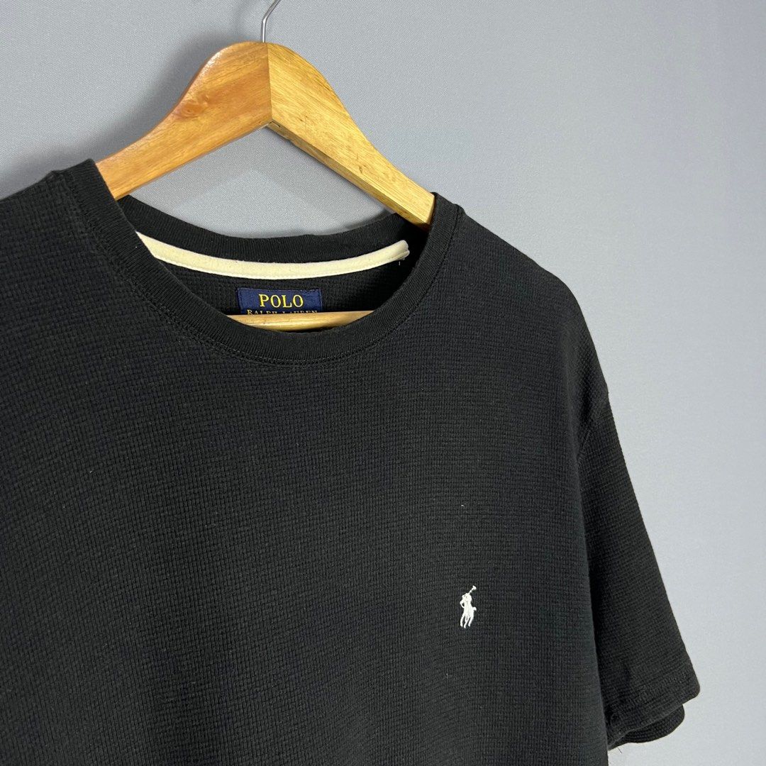 POLO RALPH LAUREN Waffle Tshirt (Category: Tshirts & Polo Shirts ) located in Marawi City. Submitted by lazythrifter (Listing ID 1393573086, Image 2). Description: CHECK PHOTOS FOR MORE DETEAILS‼️ Size on tag: Medium Width: 20 (inch) Length: 29 (inch) - Condition: 9.7/10 Color rate: 9.5/10.