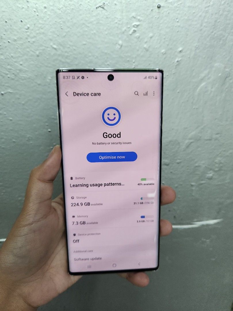 Samsung Note10+ 12/256 (Category: Samsung) located in Manila. Submitted by lucky.charm.gadgets (Listing ID 1393597094, Image 3). Description: Samsung NOTE10+ 12/256 NTC APPROVED ALL GOODS AT WORKING CAMERA GOODS PEDE PANG BACK UP PHONE GAMING PHONE SMOOTH NA SMOOTH BAWAL SA MAARTE *May amoled burn dina halata pag naka darkmode KAYA MURA TEST TO SAWA BAGO BAYARAN Buy at your own risk 😊 For fast transaction call/text 09279452049,09704549350 *PAG C