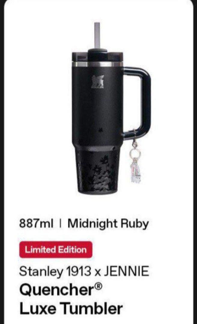 [SG GO] JENNIE x STANLEY COLLECTION BLACKPINK CUP CUPS TUMBLR KOREA KPOP KOREA GIRL GIRLS GIRLGROUP WTS SELLING SELL (Category: K-Wave Merchandise) located in Singapore. Submitted by czenniescart (Listing ID 1393452434, Image 1). Description: TELE BASED: CZENNIES CART 2 JOIN CHANNEL (2nd LINK IN BIO) -> TELE CURRENTLY PRIVATE, SCAN QR CODE IN LAST PICTURE TO JOIN CHANNEL! THIS IS NOT AN INSTOCK, DO NOT CLICK 'BUY' VIA CAROUSELL, SG ETA BY END OCT