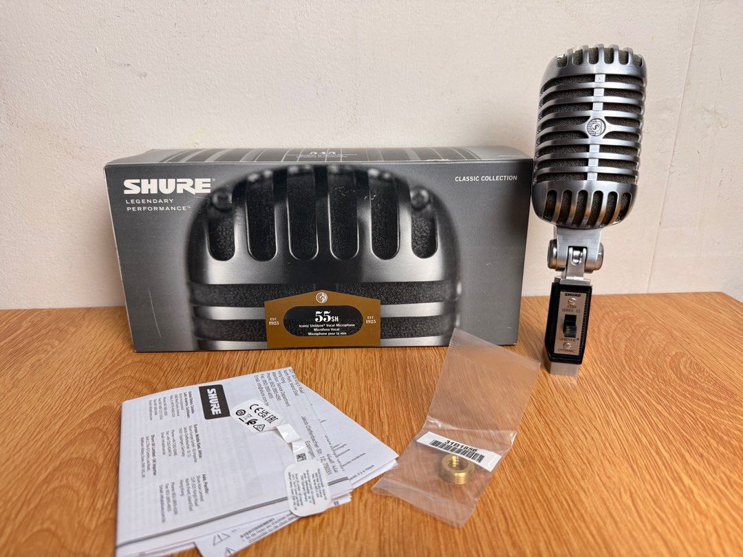 Shure 55SH Series II Classic (Category: Microphones) located in Agoncillo. Submitted by dappydappy (Listing ID 1393533906, Image 1). Description: Used twice only RFS mabigat cya purong stainless No gasgas.