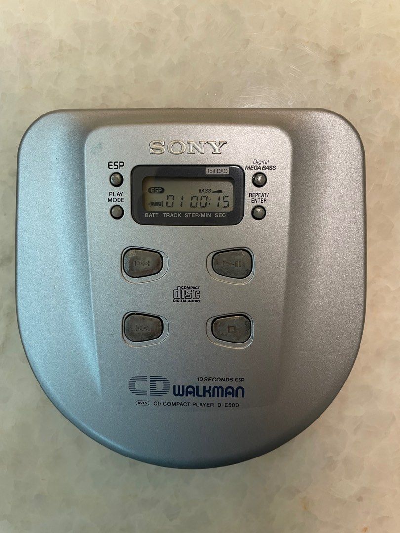 Sony D-E500 CD Walkman discman cd player 全正常, 音響器材, 音樂