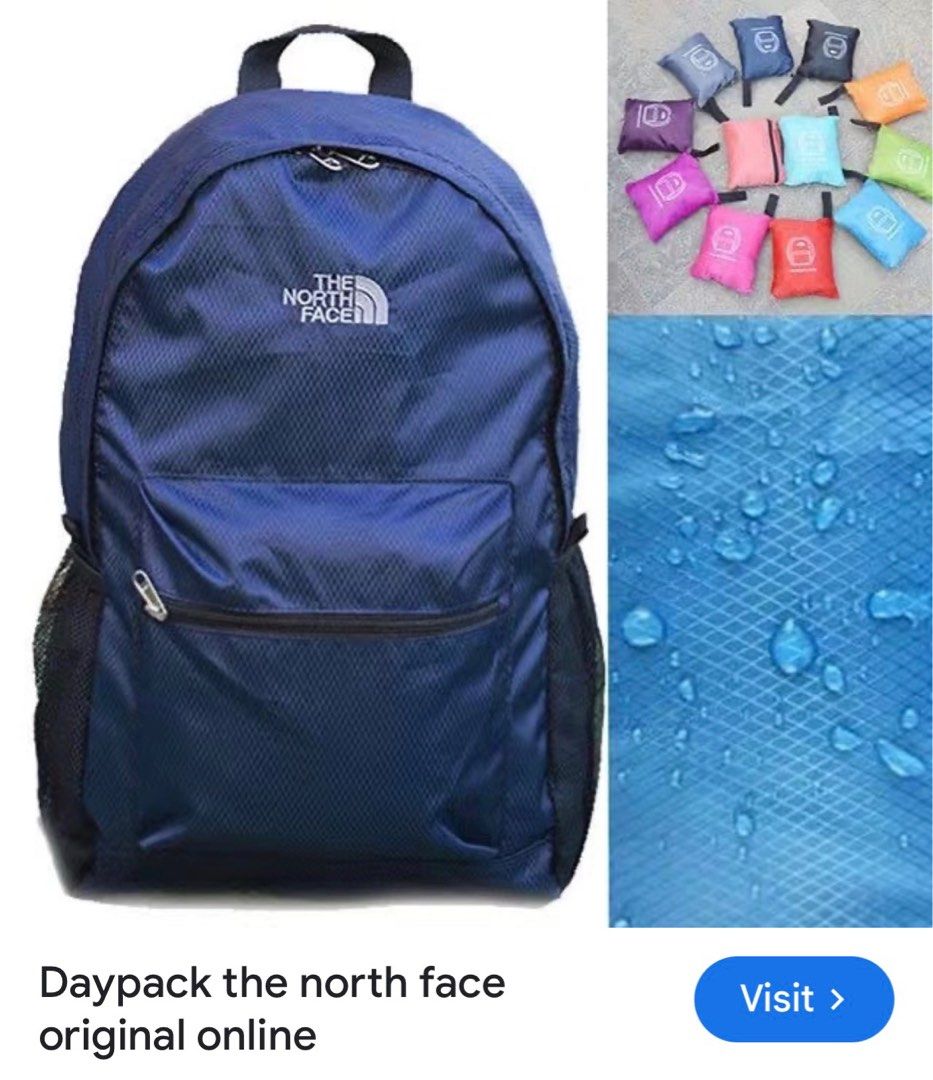 The North Face Packable Bag (Category: Backpacks) located in Kabankalan. Submitted by secondhandgemsz (Listing ID 1393505312, Image 2). Description: Excellent Condition Sign of Usage Only Minimal Flaws 20 liters .