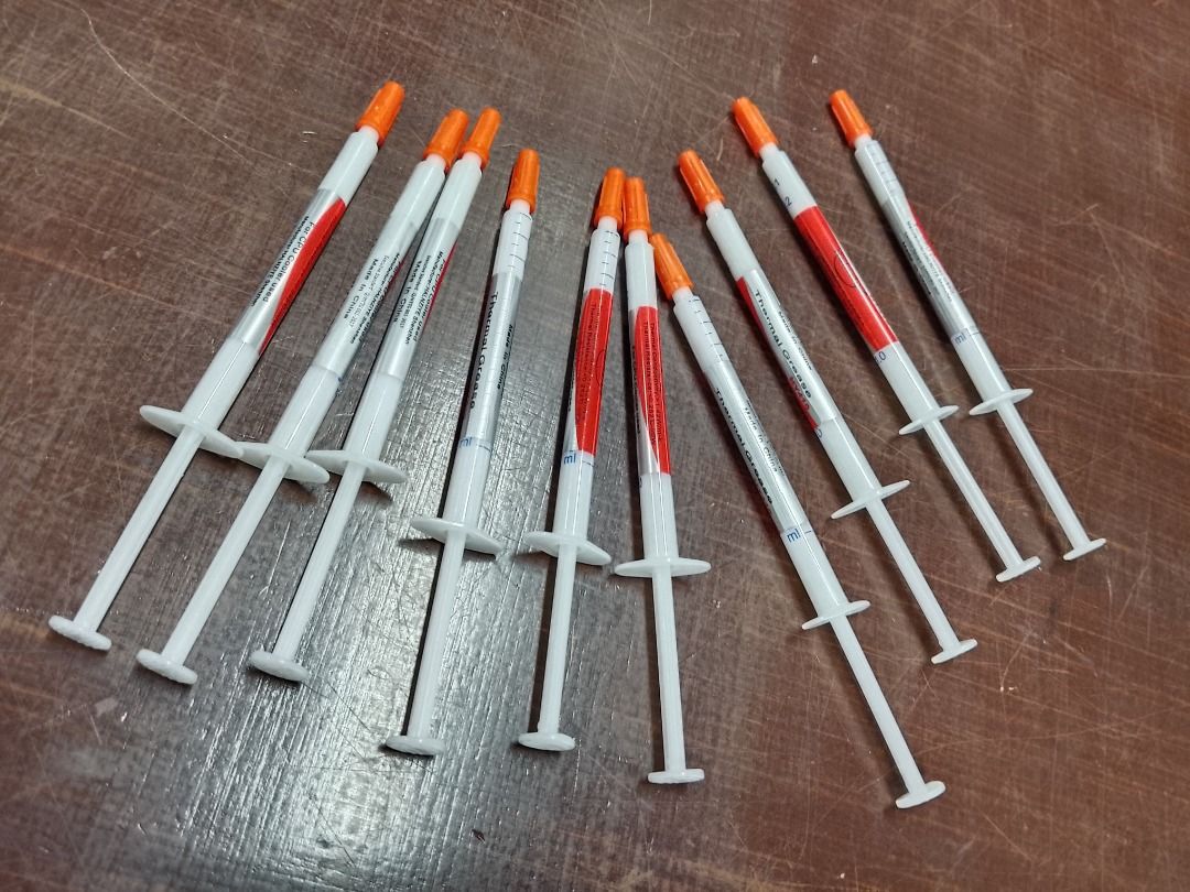 Thermal Paste Generic Injection Type (Category: Computer Parts) located in Pasig City. Submitted by technofuseofficial (Listing ID 1393515534, Image 2). Description: Thermal Paste Generic Injection Type Brand New and Original Items Store Location: 4F Unit 402, 604 Shaw Boulevard, Barangay Kapitolyo, Pasig City Same Day Delivery: - Lalamove delivery within Metro Manila - For walk-ins: Always PM first for item availability - We are also open for ni