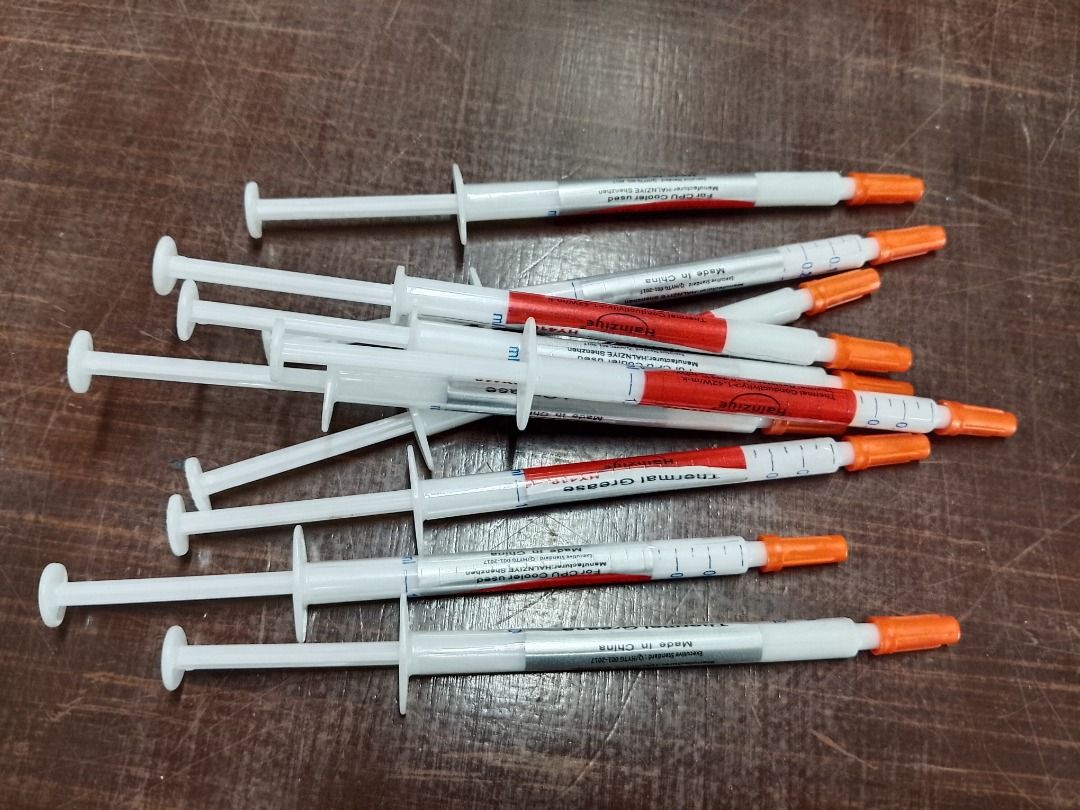 Thermal Paste Generic Injection Type (Category: Computer Parts) located in Pasig City. Submitted by technofuseofficial (Listing ID 1393515534, Image 3). Description: Thermal Paste Generic Injection Type Brand New and Original Items Store Location: 4F Unit 402, 604 Shaw Boulevard, Barangay Kapitolyo, Pasig City Same Day Delivery: - Lalamove delivery within Metro Manila - For walk-ins: Always PM first for item availability - We are also open for ni
