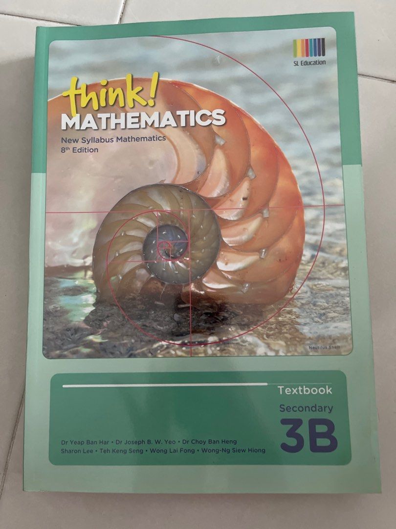 Think! Mathematics Textbook Secondary 3A/3B, Hobbies & Toys, Books ...