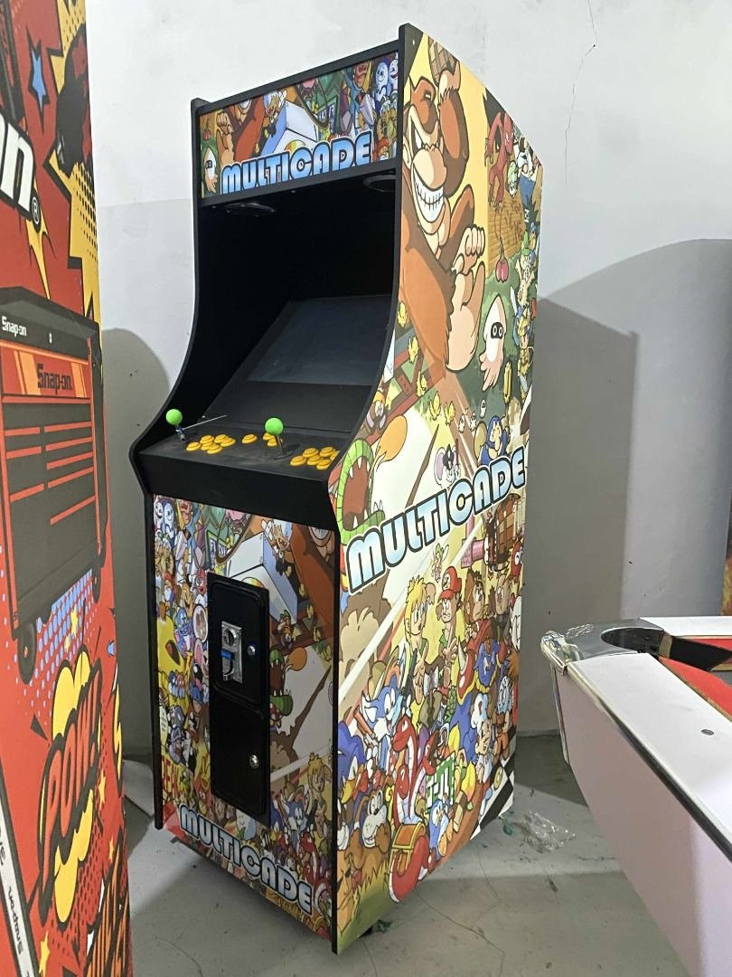 UPRIGHT 2 PLAYER MULTICAD ARCADE MACHINE Product details: (Category: Nintendo) located in San Pablo. Submitted by ablpsports (Listing ID 1393513272, Image 3). Description: UPRIGHT 2 PLAYER PACMAN ARCADE MACHINE Product details: Size: W71 D74.5*H174cm Display: 26inch LCD Material: MDF Wood Voltage: 110V/220V Weight: 100KG Player. Two Color: As picture MESSAGE ME FIRST 0915 7086 592.