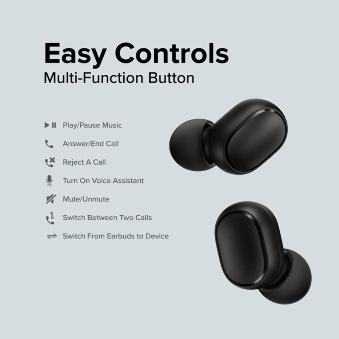 Wireless Bluetooth Earbuds with Wireless Charging Case, Built in Microphone63779607010689112