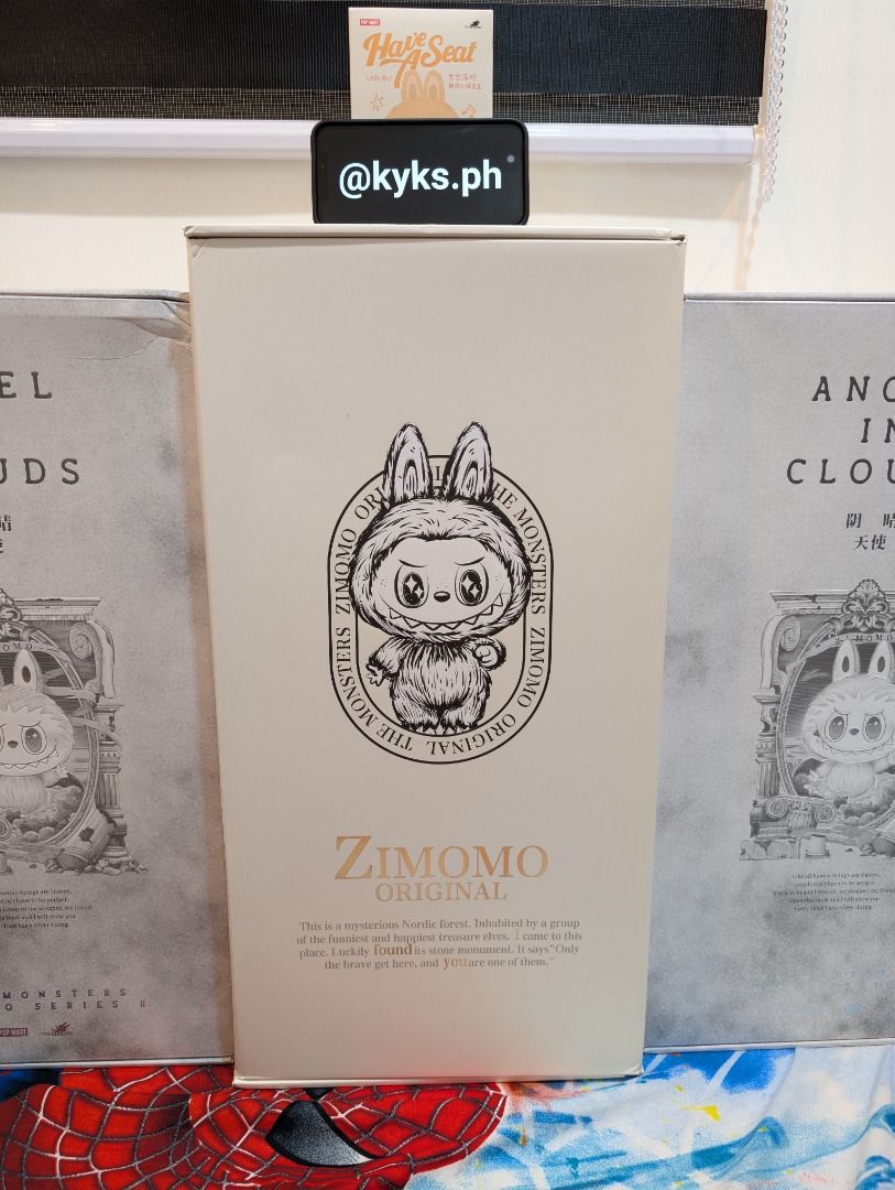 Zimomo v1 I Found You (Category: Designer & Blind Box Toys) located in Taguig. Submitted by kyks.ph (Listing ID 1393515333, Image 2). Description: Zimomo V1 I Found You 🛒 11 pcs ✅P9,000 each 💯legit ✅from popmart official store ✅complete with tote bag ✅sealed 📍 Location: Taguig 💸 MOP: BPI / Seabank / Gcash ❗ Pickup / Lalamove / Grab.
