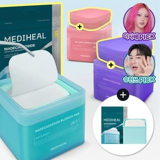 【Korean Olive Young Sale Proxy Purchase 🇰🇷 Fastest 5-Day Delivery! 🔥】Korean Local Brand Mediheal PDRN Lifting Pad Firming & Lifting Cotton Pads Best-Selling Moisturizing Pads (200 Pieces) + Travel Portable Case Tea Tree Soothing Vitamin C Collagen Retinol Toner64203806852995110