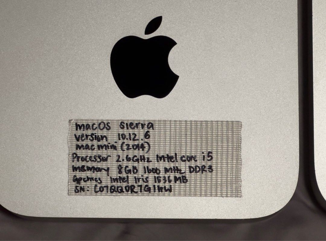 Apple Mac Mini (2014) - macOS Sierra & Monterey65605751012482112