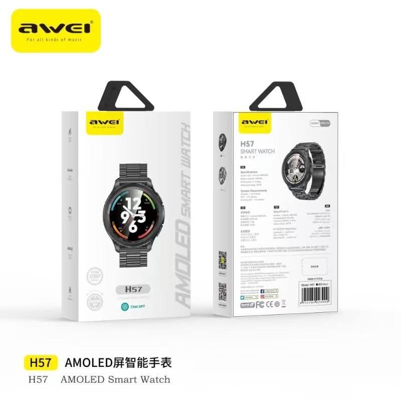 Awei H57 Watch Series AMOLED Display Smartwatch (Category: Women's Watches) located in Manila. Submitted by iliasjen (Listing ID 1390228924, Image 2). Description: .