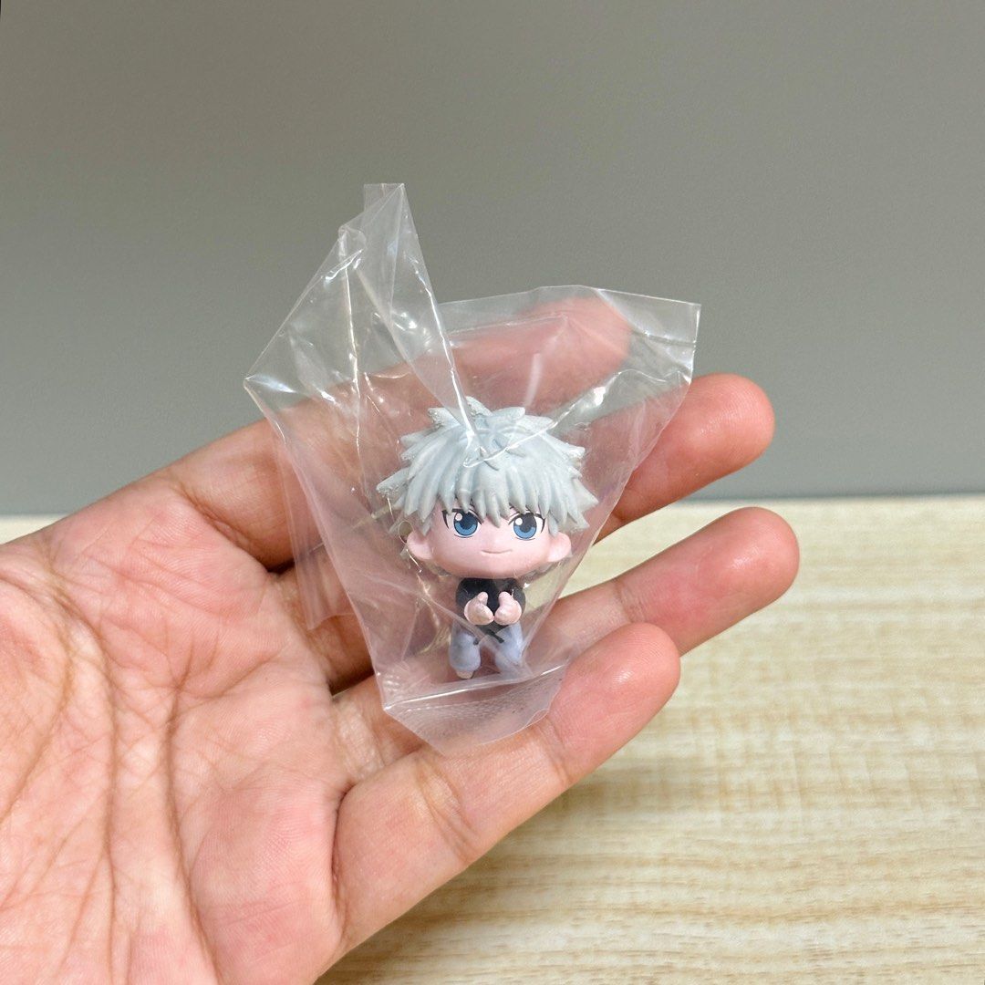 Bandai Hunter X Hunter Killua Hugcot Mini Figure - Php 300 (Category: Designer & Blind Box Toys) located in Davao. Submitted by pandorastoybox (Listing ID 1390233878, Image 2). Description: Bandai Hunter X Hunter Killua Hugcot Mini Figure - Php 300.