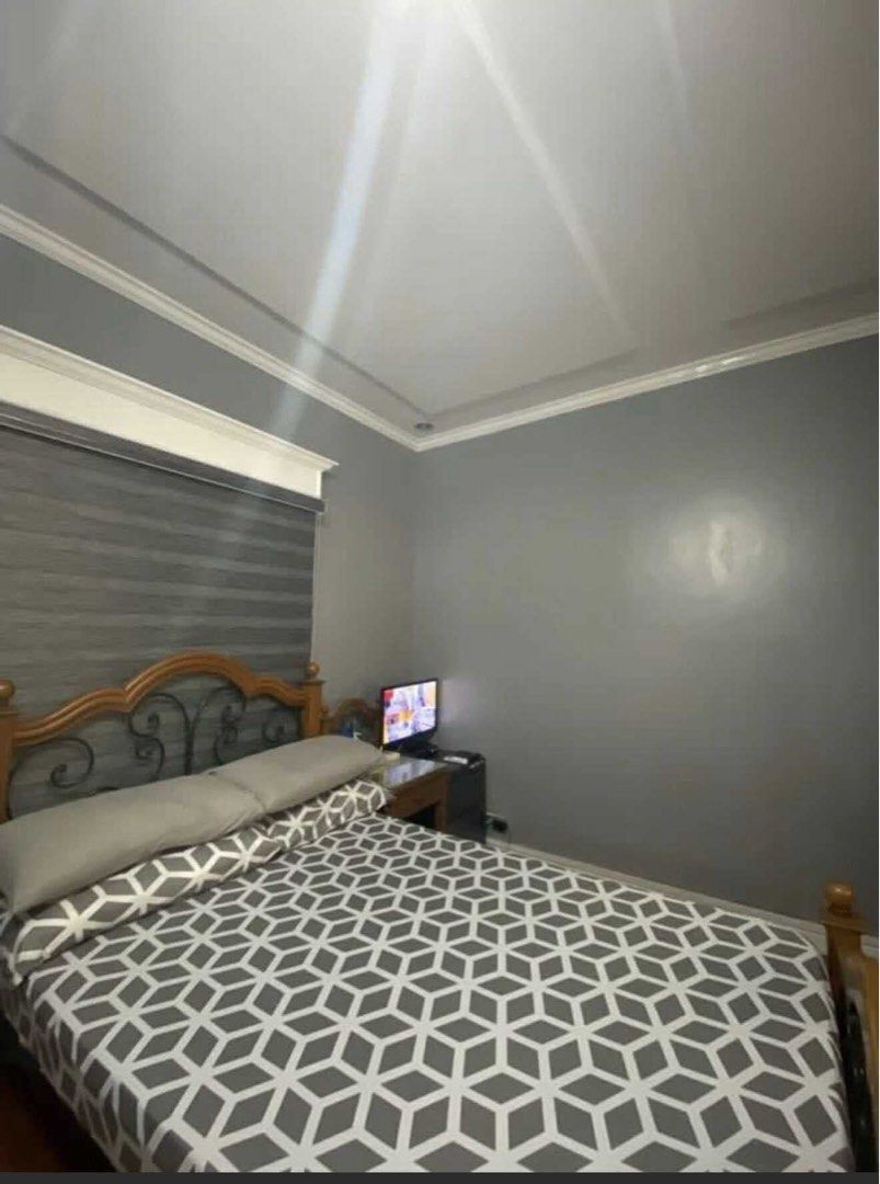 BED FRAME, 2 SIDE TABLE and MATTRESS (Category: Bed Frames & Mattresses) located in Pasig City. Submitted by maru000508 (Listing ID 1390304732, Image 2). Description: FS: Bed Frame with 2 bedside table and mattress Size: semi Double 48x75 RFS: Renovating/decluterring.