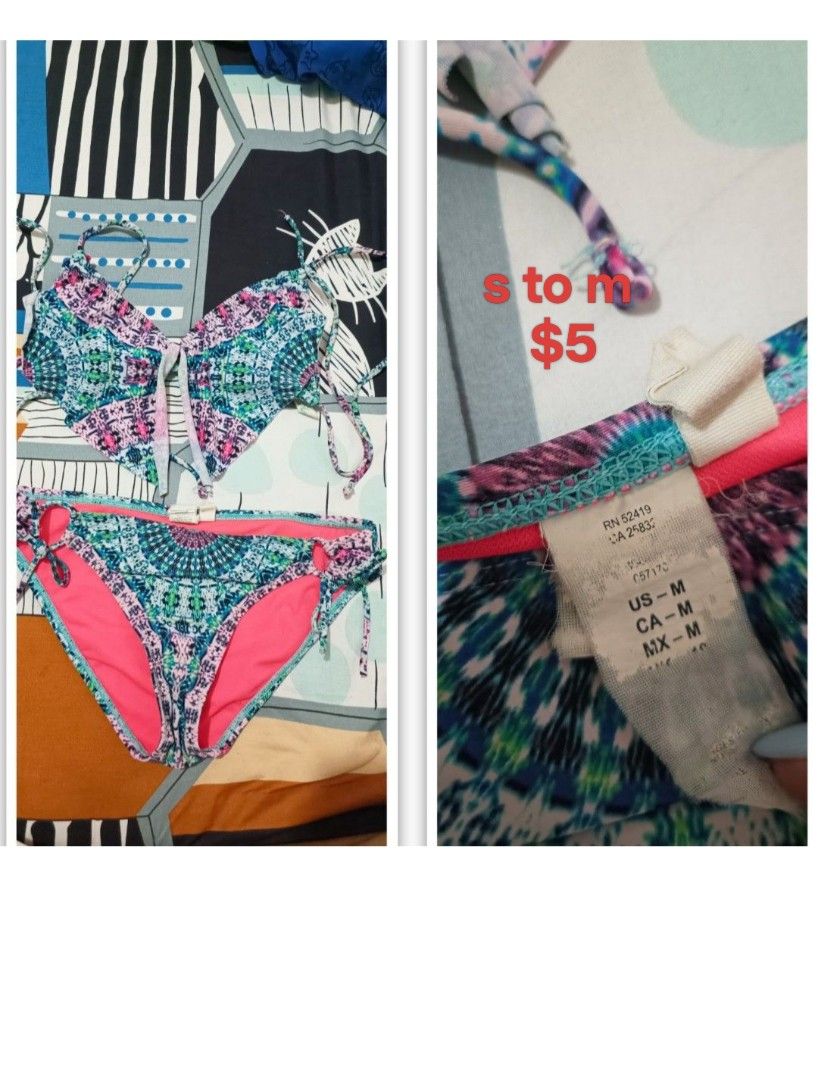Bikini Set (Category: Bikinis & Swimsuits) located in Singapore. Submitted by dragongirl02 (Listing ID 1379256331, Image 6). Description: mix bikini new and prelove.