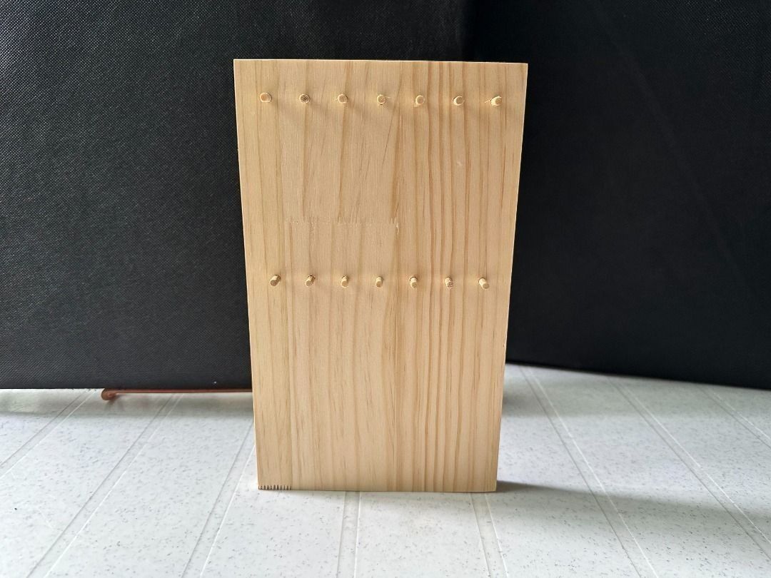 Brand New wooden box rack necklace bracelet hanger hooks with stand ...