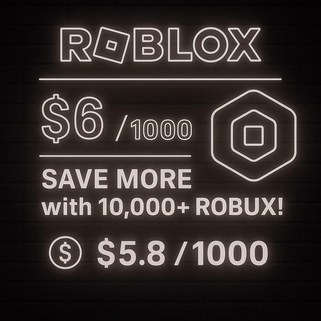 Cheap Robux!!! $6 for 1k (READ DESCRIPTIONS) ROBLOX, Video Gaming ...