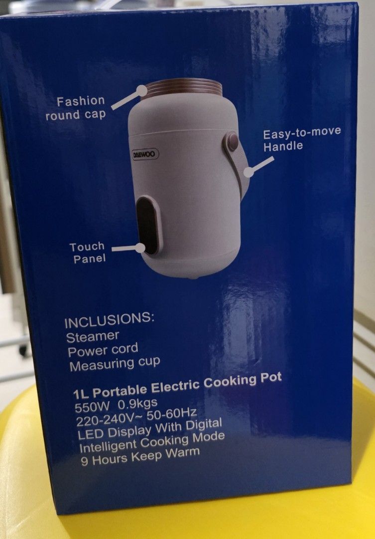 Daewoo Portable Electric Cooking Pot (Category: Cookers) located in Pasay City. Submitted by glc08 (Listing ID 1390240961, Image 3). Description: .