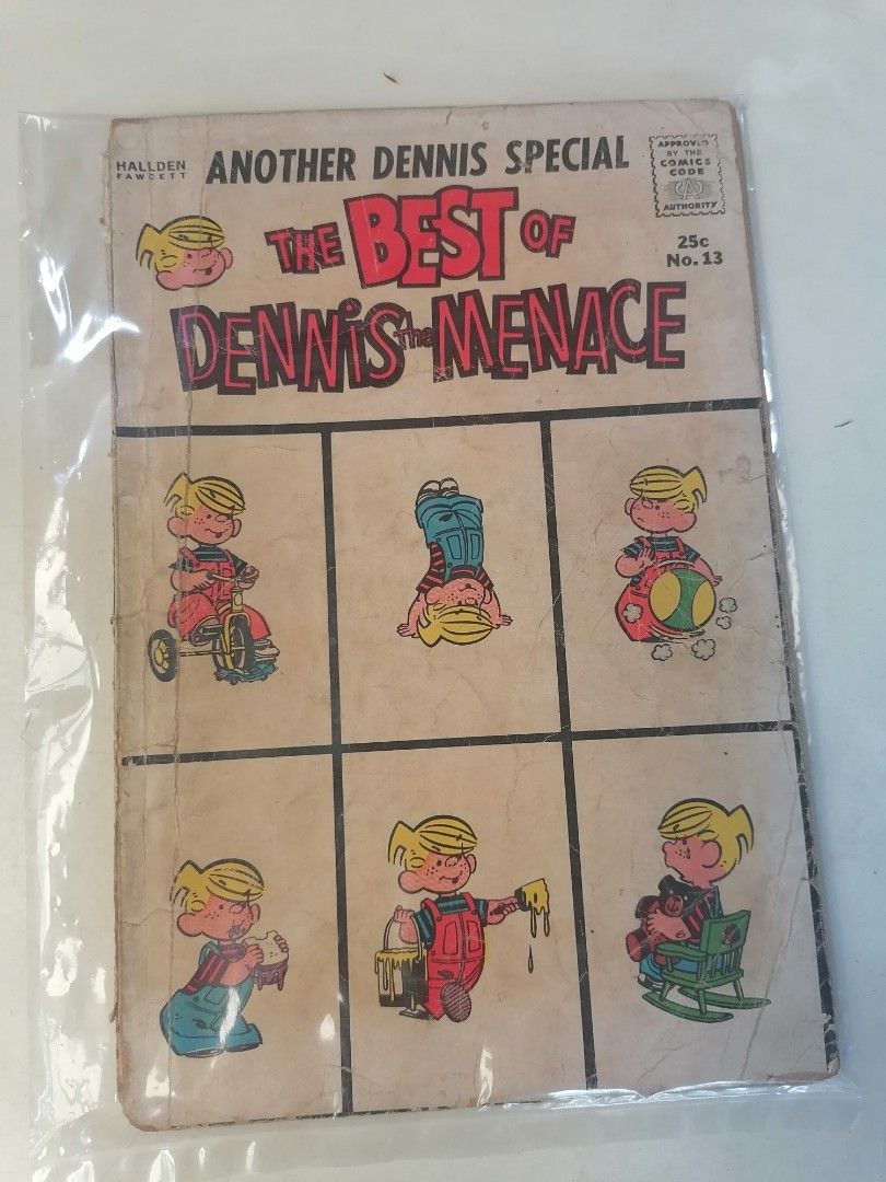 Dennis the menace giant 1963 (Category: Comics & Manga) located in Makati City. Submitted by flash20 (Listing ID 1390258177, Image 1). Description: Dennis the menace issue#13 giant, the best of thick comicbook, 1963 by fawcett Good condition, pick up thru grab/lalamove.