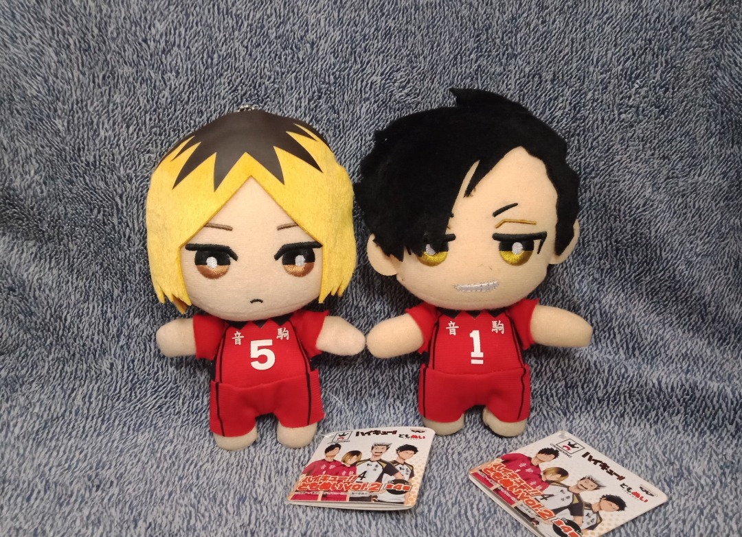 [Haikyuu] Nekoma SET Kenma+Kuroo Plush Stuff Toy, Hobbies & Toys, Toys ...