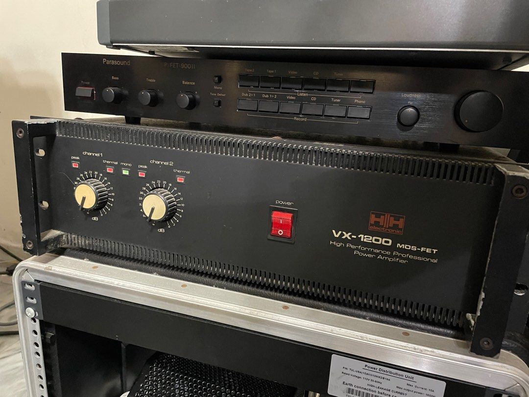 HH Electronic VX-1200 MOSFET Power Amplifier, Audio, Other Audio