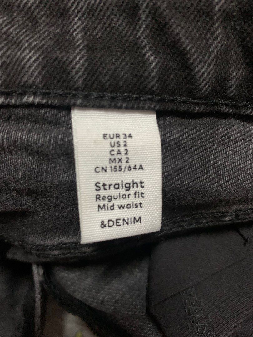 h&m midwaist pants | eur 34 (Category: Jeans) located in Paranaque City. Submitted by dearlara (Listing ID 1390359710, Image 2). Description: used twice size 26–27 rfs: decluttering.