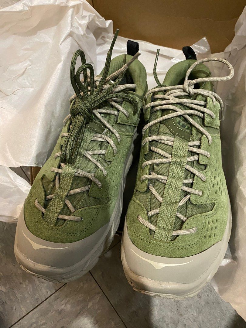 Hoka One One Tor Ultra Lo TP Forest Floor US9, 男裝, 鞋, 波鞋