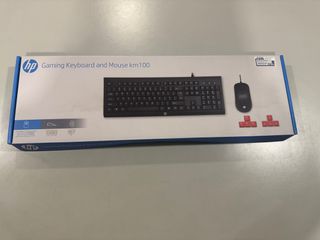 Kit de teclado y ratón para juegos HP KM100, teclado y ratón para juegos