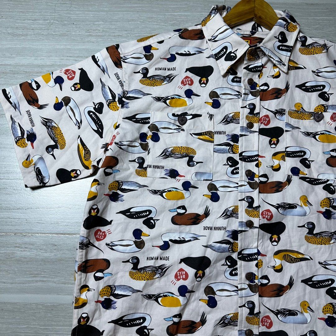 HUMAN MADE Polo shirt aop (Category: Activewear) located in Quezon City. Submitted by ALLGOOD_THRIFT (Listing ID 1390304128, Image 2). Description: As new condition Size xl Cut washtag.