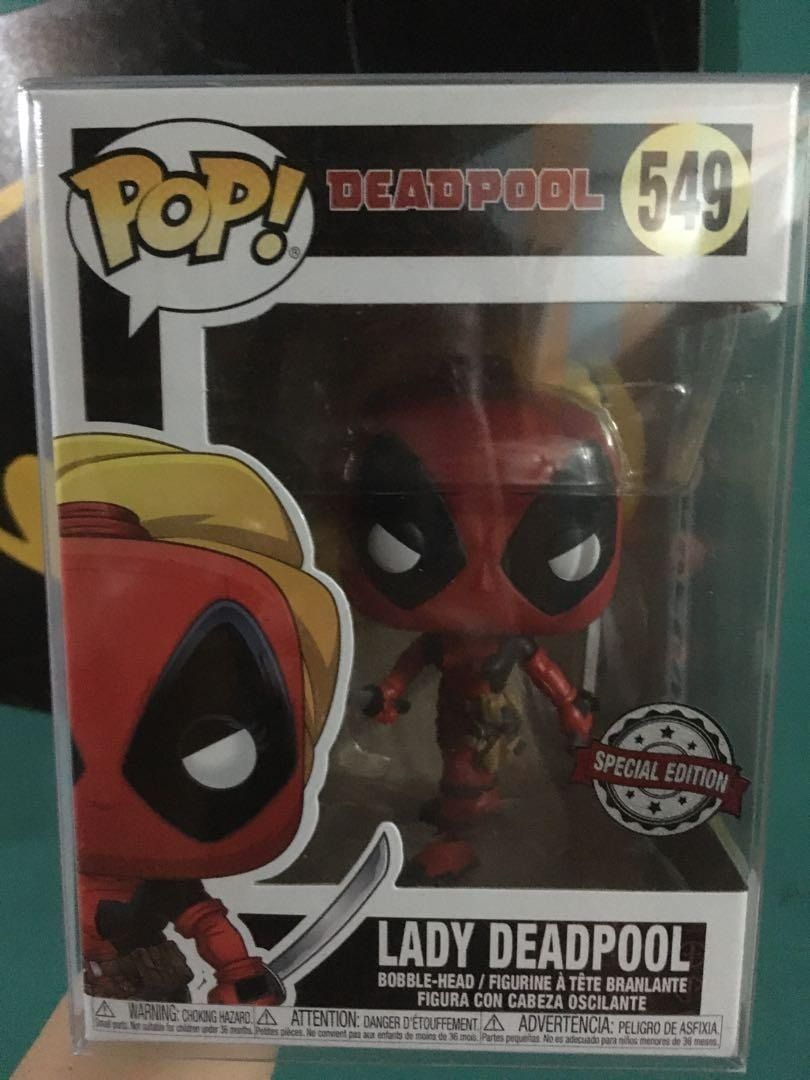 Lady Deadpool (Deadpool) Funko Pop! (Special Edition sticker) (Category: Designer & Blind Box Toys) located in Quezon City. Submitted by quinnzilla (Listing ID 1390351382, Image 1). Description: Never been opened. RFS: limiting my collection .