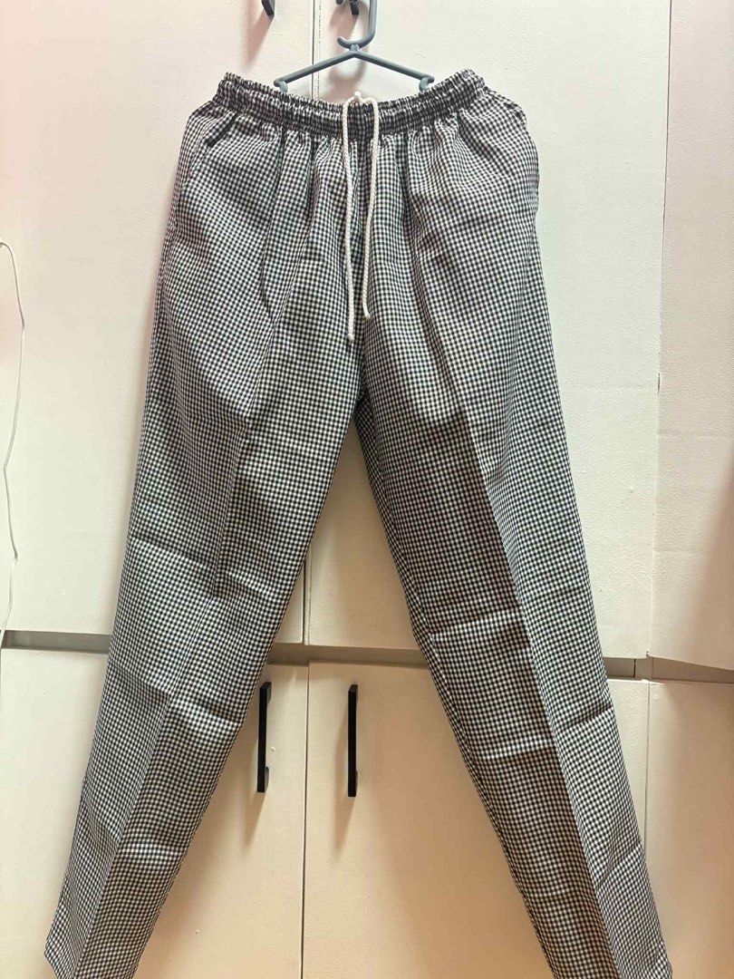 LPU Kitchen Trousers (Category: Trousers) located in Manila. Submitted by ilvcuwonz (Listing ID 1390383832, Image 1). Description: wts lfb ph ☆ lpu kitchen trousers (medium) 🚢 – trousers fits small to medium – loc: sampaloc, manila – mop: gcash/bpi – mod: lalamove/j&t/meet-up within lpu dm if inch !.