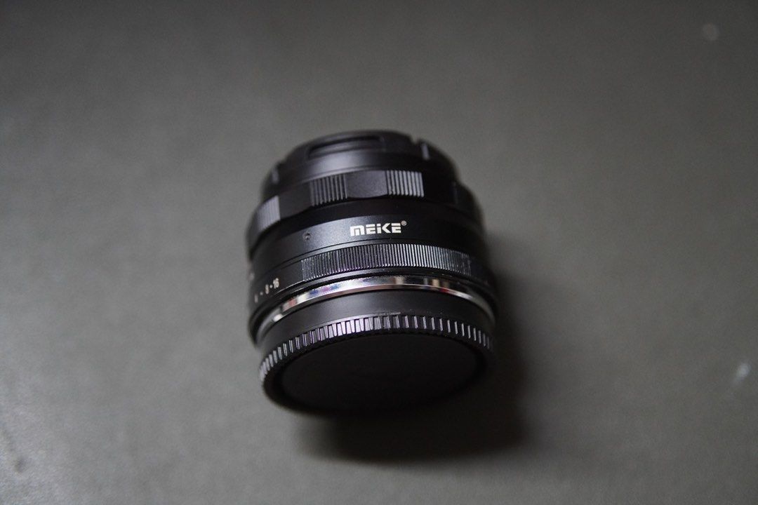 Meike 35mm f1.4 X mount (Category: Lens & Kits) located in San Juan City. Submitted by rmgdm94 (Listing ID 1390362870, Image 3). Description: Open for swap Clean glass Stored in a dry box Inclusions: Box Manuals Lens Cap Rfs: Switched to Sony.