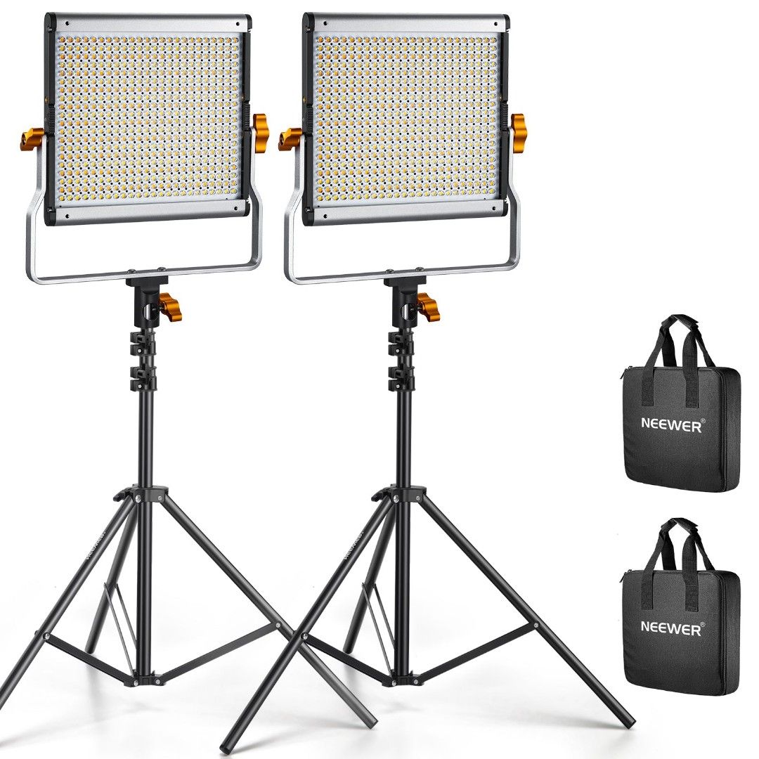 NEEWER 2 PACK NL480 Bi-Color LED Panel Light Kit (Category: Lighting & Studio Equipment) located in Mabalacat. Submitted by importemporium (Listing ID 1390393752, Image 1). Description: NEEWER 2 PACK NL480 Bi-Color LED Panel Light Kit Inclusions: x2 LED NL480 Video Light x2 Light Stand x2 Diffuser Panel x2 Power Cable x2 AC Power Adapter x2 Carrying Bag for LED Lights x2 Light Panel Soft Box Brandnew High quality Very Good for live streaming, vlo