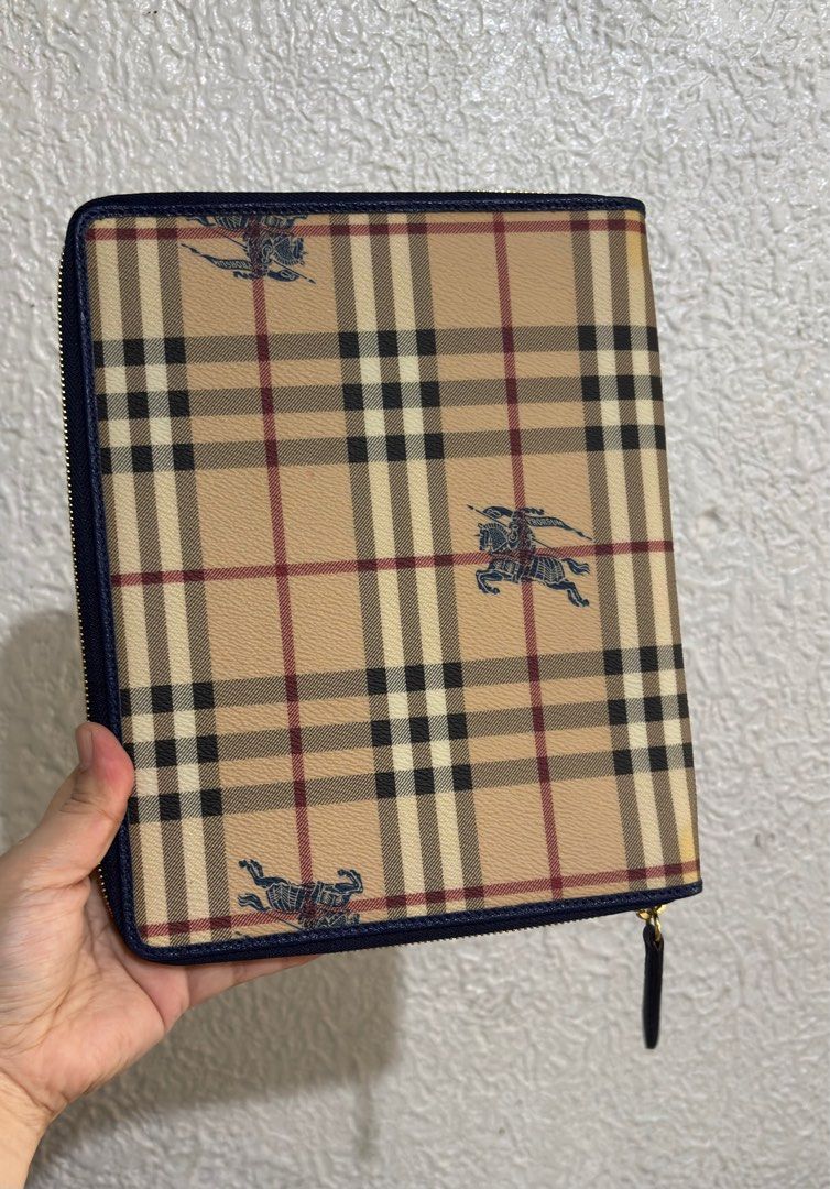 Original Burberry Ipad Tablet Case Carrier (Category: Cases & Sleeves) located in Paranaque City. Submitted by dalle_closet (Listing ID 1390244420, Image 3). Description: Made in italy Slightly used pa No issue :).
